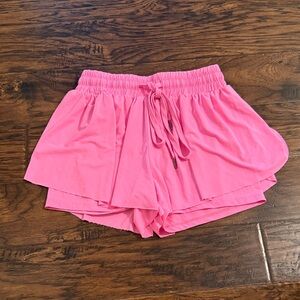 Vibrant Pink Women's Athletic Shorts